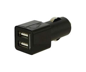 Carpoint 0523441 Zweifach USB-Steckdose, Black