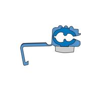 Carpoint 1623827 Capicorda per Cavi, 1560, 10Pezzi, Blu