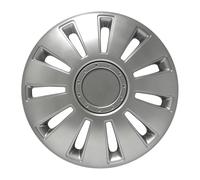 Carpoint 2211101 Set Copricerchi Col. Argento 16 pollici, 4 pezzi