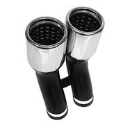 CARPOINT 2218767 Auspuffblende Inox doppelt - 45 mm