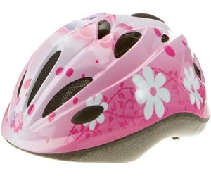Carpoint 5036452 - Casco da bici, da bambina, con fiori, misura S