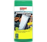 Carpoint Sonax Salviette Umidificate Multiuso per la Pulizia dei Vetri (25 Pezzi) per Una Pulizia Rapida, Semplice e Senza Aloni di Tutte Le Superfici in Vetro e Specchi, Art.N. 04120000-057