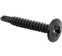 Carpoint Viti autofilettanti nere 38 mm, 50 pezzi, 38 mm
