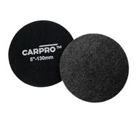 CARPRO GlassCUT - Tampone per lucidare il vetro, per lucidare graffi e incisioni, rimuovere macchie d'acqua, correggere e pulire parabrezza e vetri danneggiati - cuscinetto pesante in rayon aggressivo