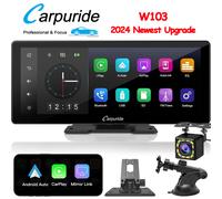 Carpuride 10.3” Senza Fili Autoradio Lettore Video Android Auto Wireless Carplay