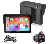 CARPURIDE W502BS Pro 5" per Moto BMW CarPlay e Android Auto, Native Wonder