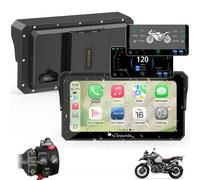 Carpuride W602BS Pro Carplay Schermo per BMW Moto, Nativo Wonder Wheel Controllo