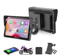CARPURIDE W702RS Pro Moto Carplay Schermo con Radar BSD e BM05 Mount, Wireless C
