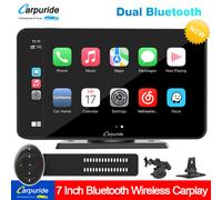 Carpuride Wireless Apple Carplay & Android Auto Schermo 7 pollici Stereo Auto