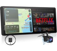 CARPURIDE Wireless CarPlay e Android Auto 4+64 GB, Navigazione Online e Offline,