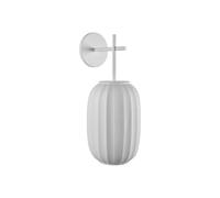 Carpyen Applique Mei, paralume ovale alto, telaio bianco Carpyen