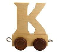 Carra in legno, lettere Zug, Lok, Waggon, A-Z, nome desiderato (K)
