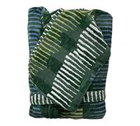 Carrara - accappatoio carrara con cappuccio in spugna naxos verde - s/m