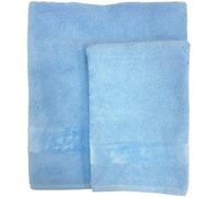 Carrara Asciugamani Bagno Fyber - Coppia ospite + Viso 133 Oceano