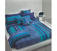 Carrara BEDART - Completo Letto Copripiumino Matrimoniale Maxi Due Piazze Sacco + Federe + Sotto con angoli 100% Percalle di Puro Cotone Must 002