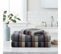 Carrara set 1+1 in spugna asciugamano e ospite Parigi marrone