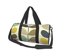 CARRDKDK Borsa da viaggio cilindrica di grande capacità, graziosa borsa da palestra che può contenere scarpe per donne e uomini, borsa stampata con finestra rotta per vacanze, fitness, allenamento