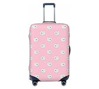CARRDKDK Copertura per valigia con stampa di cuccioli di Pomeranian, copertura protettiva per bagagli, con elevata elasticità (S, M, L, XL), Cuccioli Pomeraniani e Point, XL(37.2''H x 27.7 ''W)