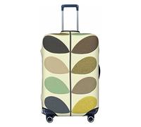 CARRDKDK Copertura per valigia stampata con finestra rotta, protezione per bagagli, copertura per bagagli individuale con elevata elasticità (S, M, L, XL), Foglia colorata., L(35.6''H x 24.2''W)