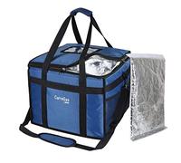 CarreGas® Sacchetto di consegna isolato per cibo caldo e freddo, 38x38x32cm, adatti per pizze, ristoranti, picnic, cinese e indiano