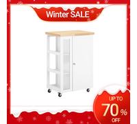 Carrelli a rulli SoBuy FKW75 per carrelli a rulli per cucina, soggiorno, sala da pranzo