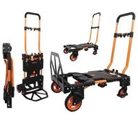 Brixo Carrello trolley multifunzione portapacchi pieghevole portata massima 136 kg