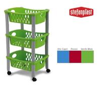 CARRELLI CARRELLO OTELLO CM. 30x40x70 h A 3 PAINI C/RUOTE