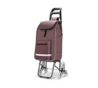 Carrelli della spesa, Carrello Pieghevole Ruote Saliscale Per Spese E Biancheria