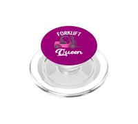 Carrelli elevatori Queen Funny Female Carrelli elevatori Operatore PopSockets PopGrip per MagSafe