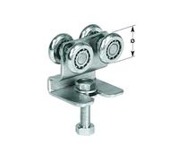 Carrelli in lamiera per portoni scorrevoli ART. 338/4 IBFM