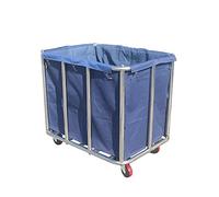 Carrelli Mobili Carrello Di Servizio Per La Casa Carrello Per La Lavanderia Dell'Hotel Con Borse Carrello Per La Pulizia Servizio Di Riciclaggio Auto Su Ruote Silenziose, Marrone, 91 * 65 * 81 Cm, Bl