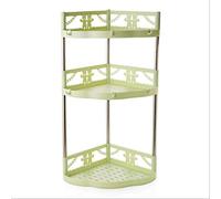 Carrelli Portaoggetti Complementi d'arredo for la casa Semplice in acciaio inox a due / tre strati Cremagliera con finitura triangolare Rack for spezie Forniture da cucina Portaoggetti angolare Carrel