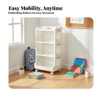 Carrellino a Ripiani con Ruote Multistrato Scaffale Mobloe Design Salvaspazio
