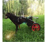 Carrellino Cane Disabile Grande Carrello Cani Disabili Taglia Grande, Carrellino for Cani Disabili Gambe Posteriori Riabilitazione, Forniture for Domestici Aiuta L'imbracatura(XL B)