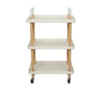 Carrellino Carrello da Cucina Carrello Da Cucina Quadrato A 3 Livelli In PP E Carrello Per Tubi In Acciaio Al Carbonio Carrello Portaoggetti Per Soggiorno Carrello Portaoggetti Carrello Cucina ( Color