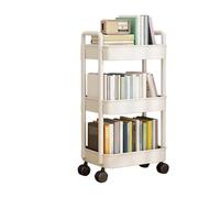 carrellino cucina Scaffale da cucina Carrello a 4 livelli per carichi pesanti con ruote per l'organizzazione dello stoccaggio Robusta capacità di costruzione Forte Carrello
