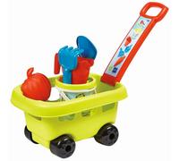 Carrellino da giardino per bambini con secchiello e accessori