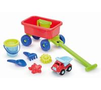 Carrellino per bambini con annaffiatoio e set per la sabbia