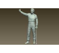 CARRELLO 1/18 FIGURE ALEX ZANARDI F1 INDY PER MINICHAMPS MATTEL SPARK