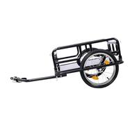 Carrello 2 in 1 per rimorchio da bicicletta, con gancio di traino e manubrio staccabile, per un facile trasporto e stoccaggio