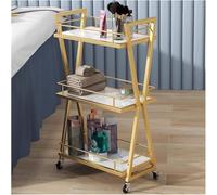 Carrello a 3 livelli con ruote, organizer mobile per salone di bellezza, manicure e utilità
