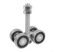 Carrello a 4 ruote in acciaio zincato con funzionalità fluida e silenziosa, progettato per adattarsi ai canali del puntone da 1 5/8 pollici e oltre per uso in magazzino e costruzione (1 pz)