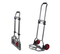 Carrello a Mano Carrello da Trasporto Pieghevole 60 KG Carrello Alluminio