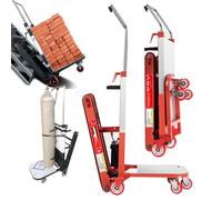 Carrello a mano per salire le scale, montascale elettrico con ruote cingolate, capacità 350 libbre, scale su/giù per lo spostamento del magazzino di trasporto del carico