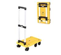 Carrello a mano pieghevole con ruote girevoli a 360 gradi per un facile caricamento e stoccaggio compatto - Carrello portatile per lo shopping e la movimentazione dei bagagli