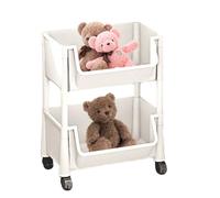 Carrello a rotolamento a più livelli - Carrello di stoccaggio dei libri per bambini con ruote, mobile per librerie di grande capacità | Organizzatore in piedi a pavimento con gap stretto per gli snack