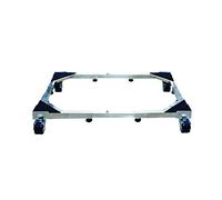 Carrello a rullo per frigorifero e congelatore - Carrello universale per elettrodomestici, in acciaio inossidabile, lunghezza regolabile 60-96 cm, larghezza 53-83 cm, supporta fino a 600 kg
