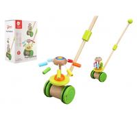 Carrello a spinta in legno colorato per bambini Classic World
