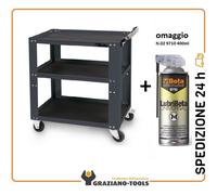 CARRELLO A TRE RIPIANI GRIGIO ART. C51/G