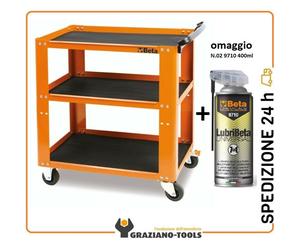 CARRELLO A TRE RIPIANI ORANGE ART. C51/O